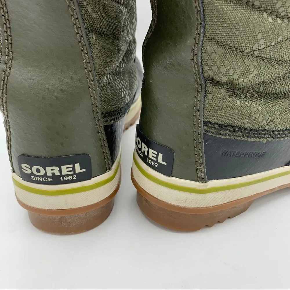 Sorel Torfino Warm Green Waterproof Snow Boots‎
